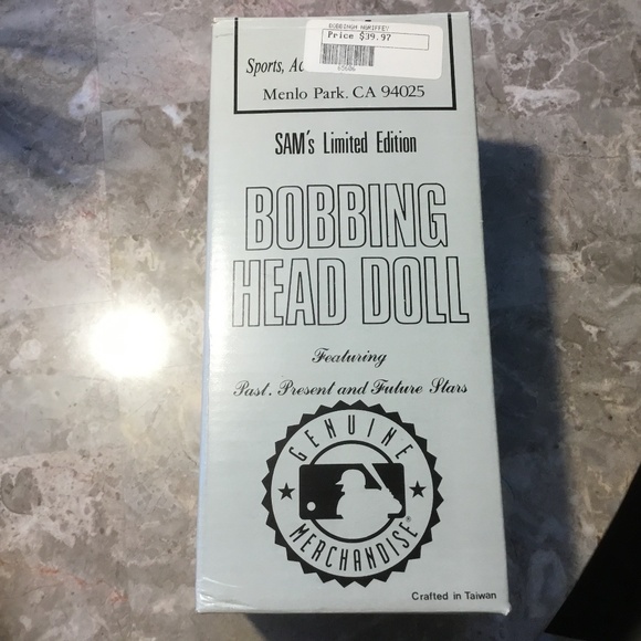 Ken Griffey Jr 1992 SAM’s Bobble Head (Seattle Mariners) 3000 Made! - Picture 15 of 16